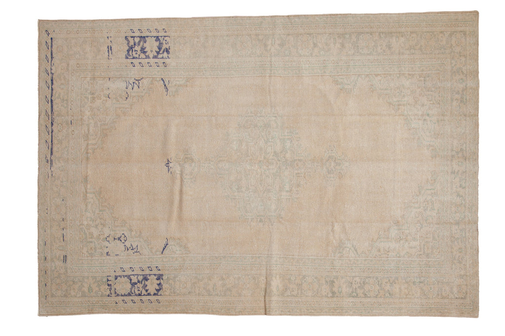 6.5x9.5 Vintage Distressed Oushak Carpet