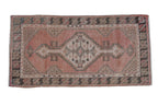 2.5x5 Vintage Distressed Oushak Rug Runner