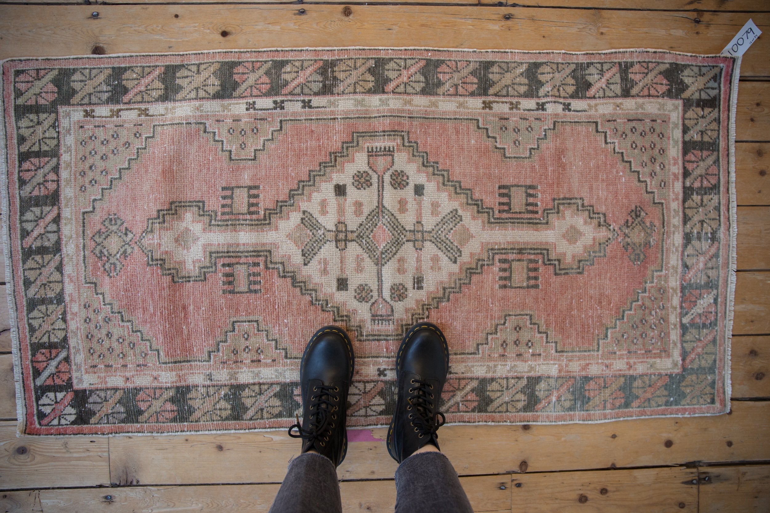 2.5x5 Vintage Distressed Oushak Rug Runner
