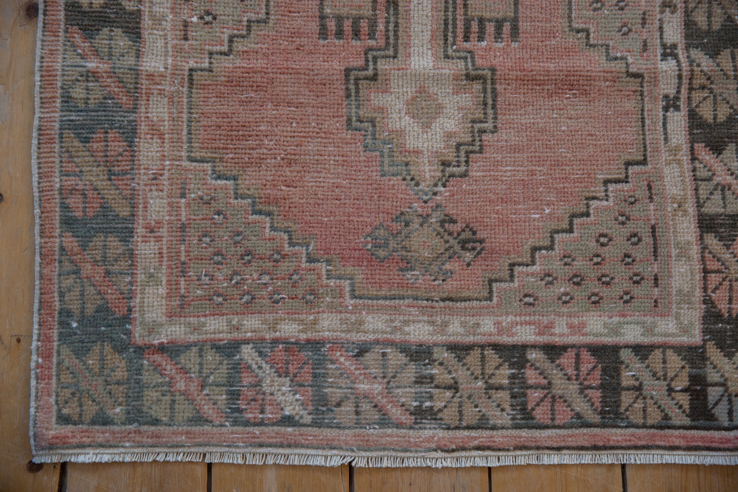 2.5x5 Vintage Distressed Oushak Rug Runner