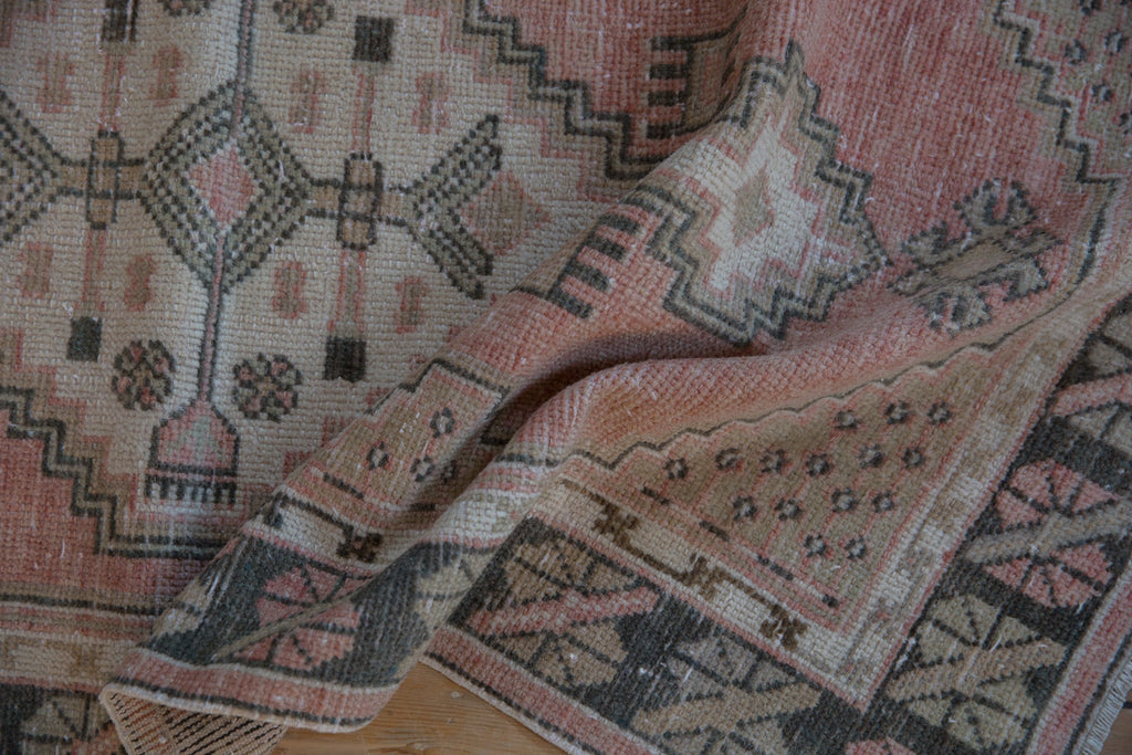 2.5x5 Vintage Distressed Oushak Rug Runner