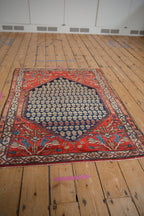 3.5x4.5 Vintage Malayer Square Rug
