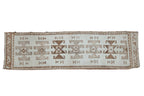 3x11.5 Vintage Distressed Kurd Rug Runner