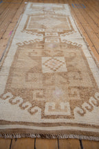 RESERVED 3.5x11 Vintage Distressed Kurd Rug Runner