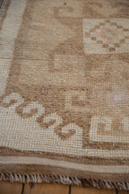 RESERVED 3.5x11 Vintage Distressed Kurd Rug Runner