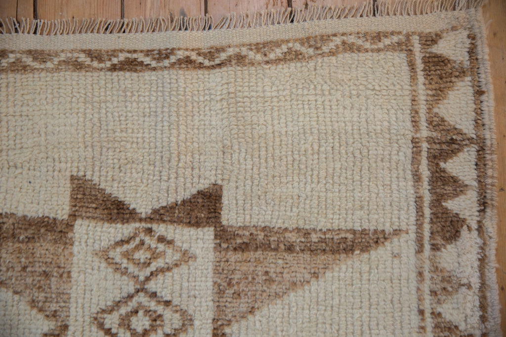 3.5x11.5 Vintage Distressed Kurd Rug Runner