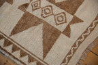 3.5x11.5 Vintage Distressed Kurd Rug Runner
