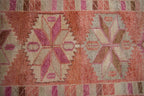 3x14 Vintage Distressed Kurd Rug Runner