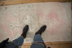 2.5x5 Vintage Distressed Oushak Rug Runner