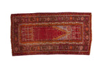 3.5x7 Vintage Ghiordes Rug Runner