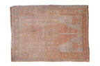 2.5x3.5 Vintage Distressed Oushak Rug