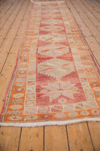 2.5x12 Vintage Distressed Kurd Rug Runner