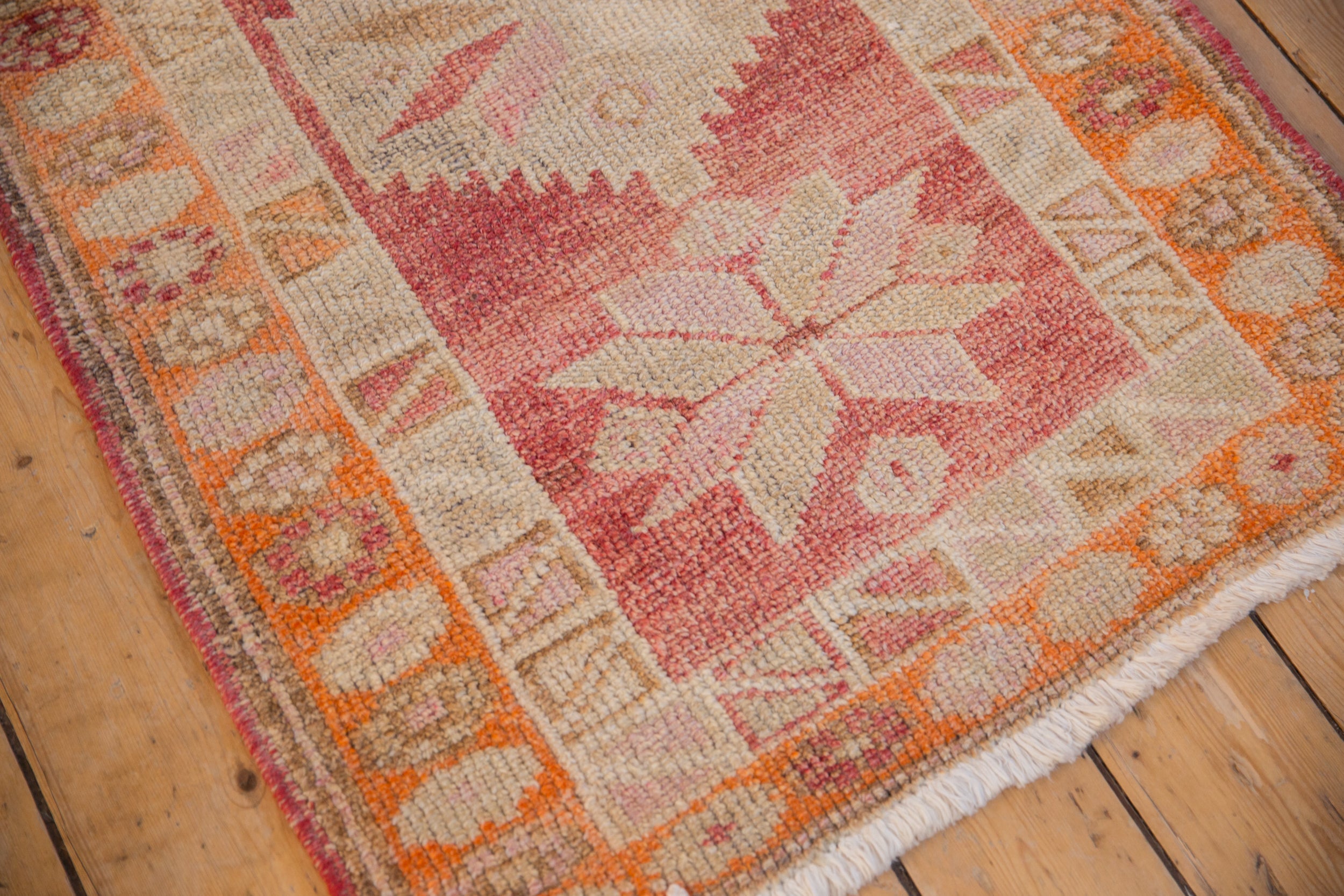 2.5x12 Vintage Distressed Kurd Rug Runner