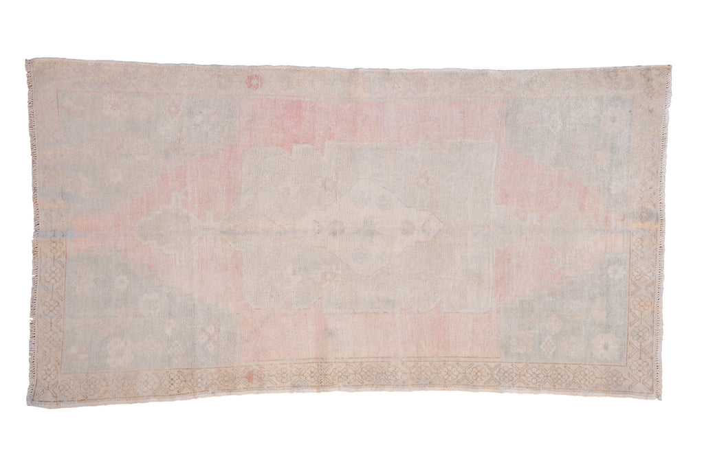 4x8 Vintage Distressed Oushak Rug Runner