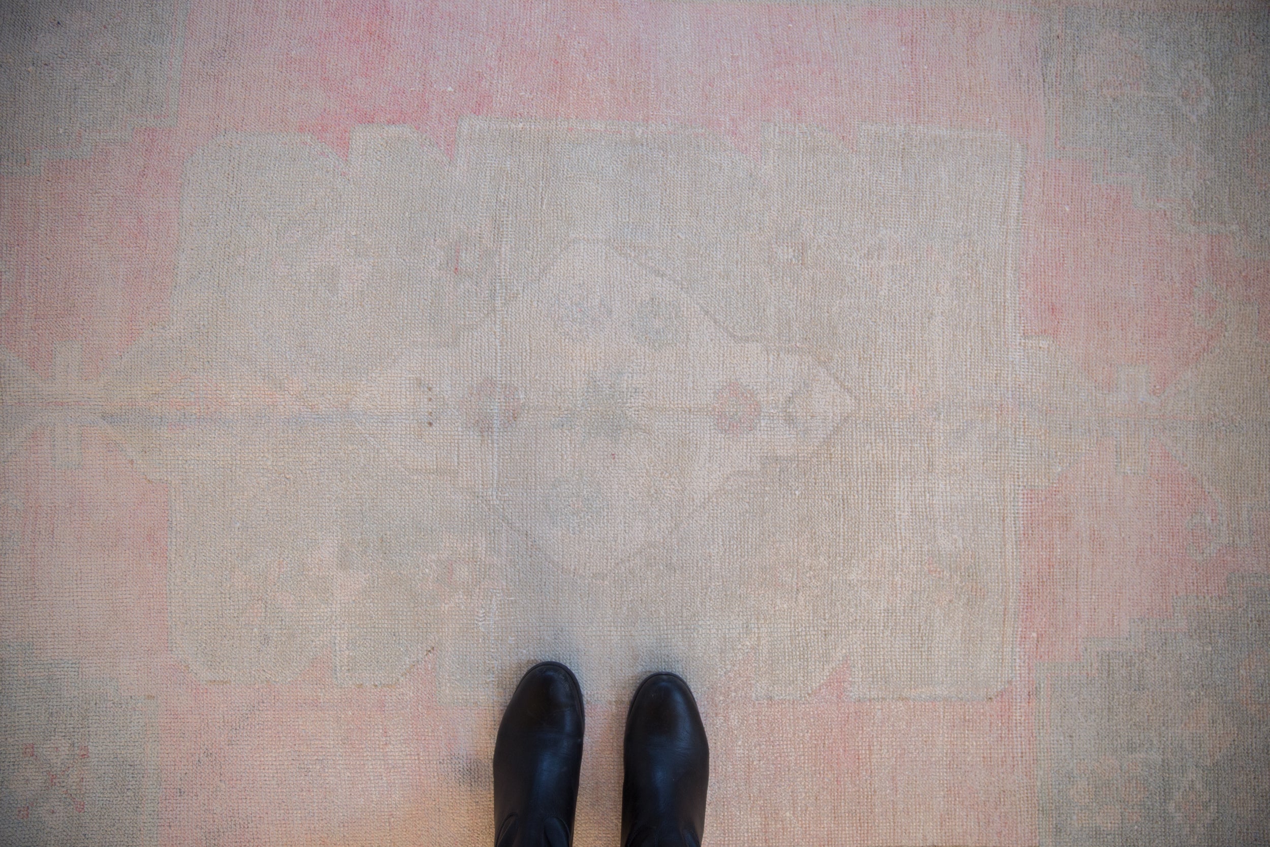 4x8 Vintage Distressed Oushak Rug Runner