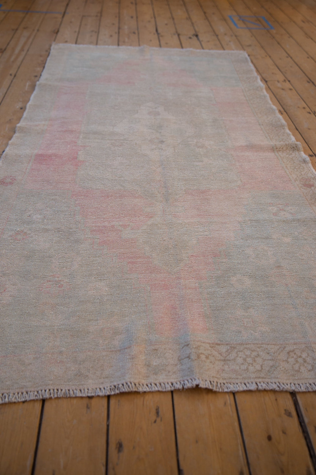 4x8 Vintage Distressed Oushak Rug Runner