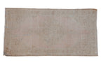 3x6 Vintage Distressed Oushak Rug Runner