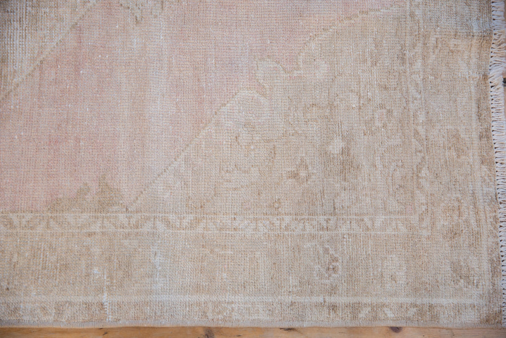 3x6 Vintage Distressed Oushak Rug Runner