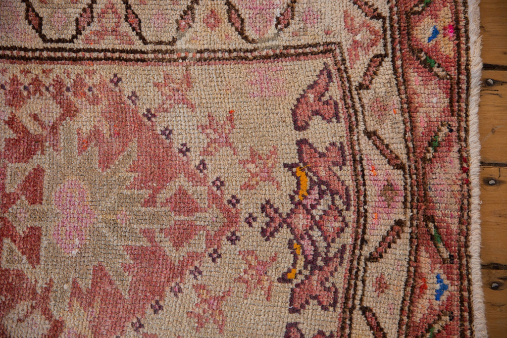 3x13.5 Vintage Distressed Kurd Rug Runner