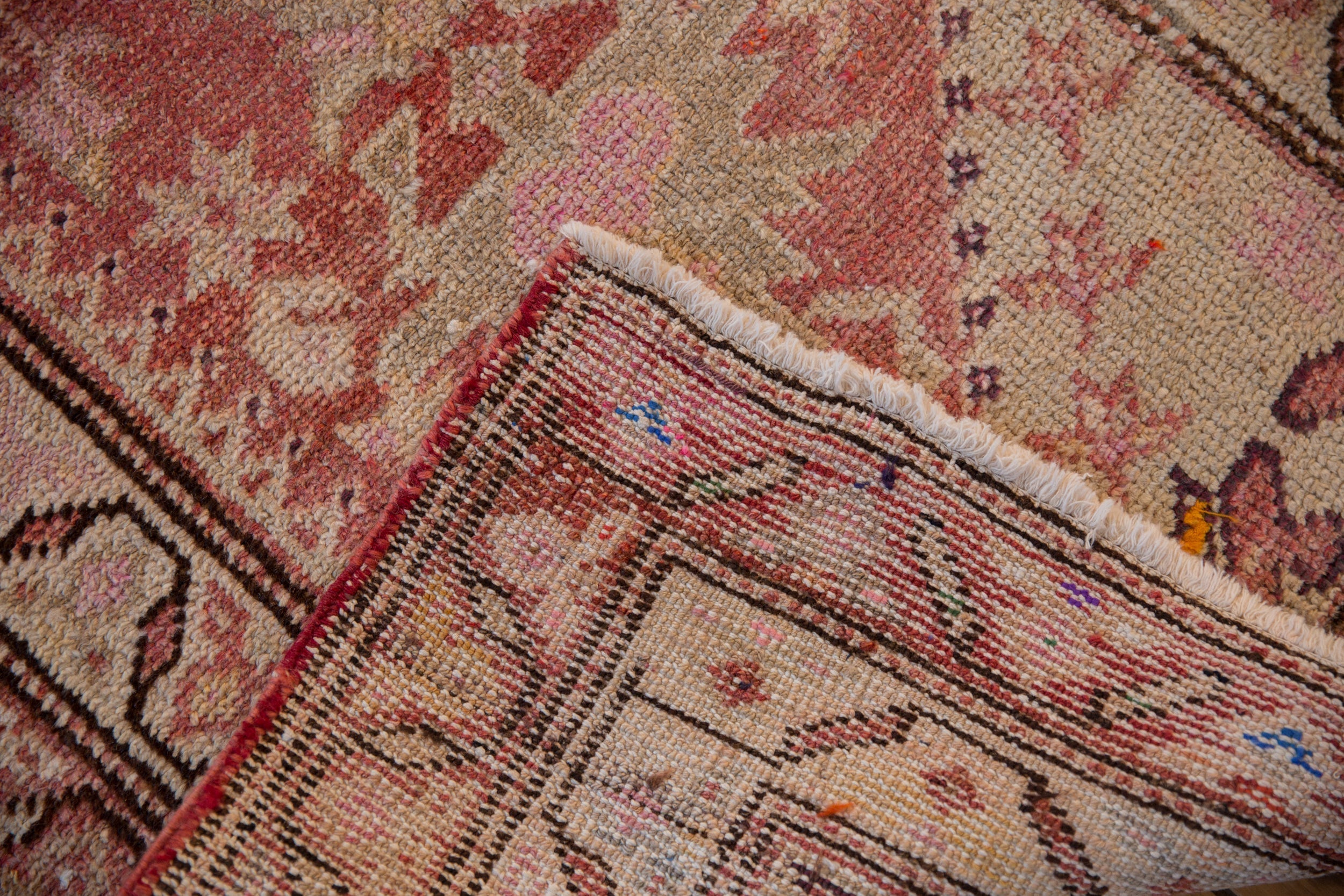3x13.5 Vintage Distressed Kurd Rug Runner