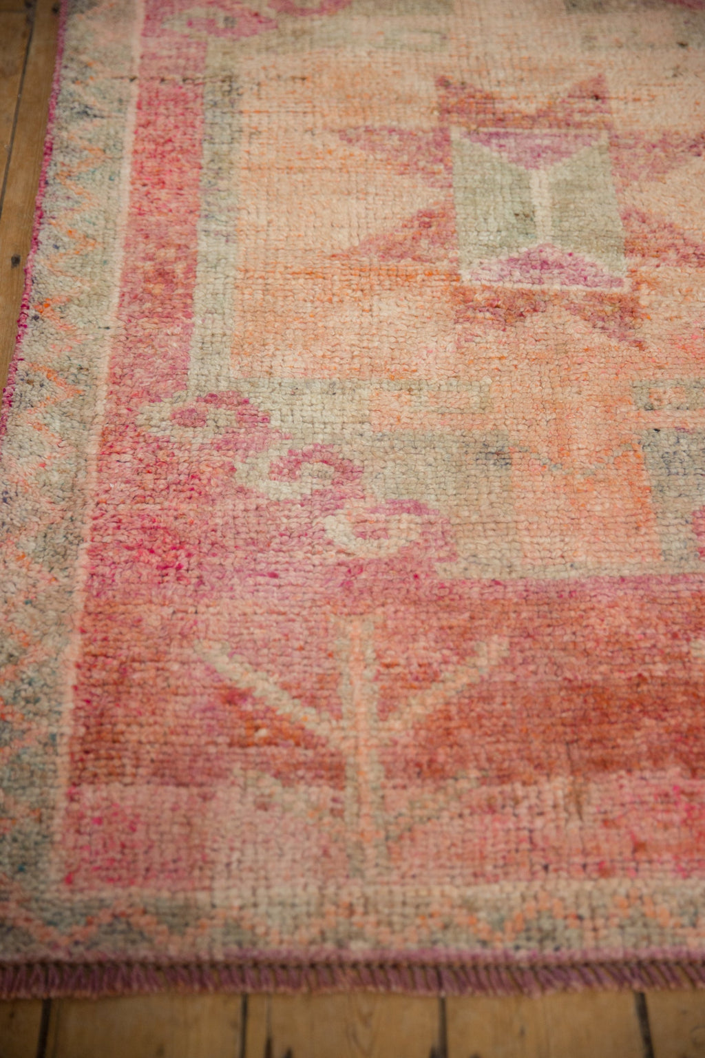 3.5x10.5 Vintage Distressed Kurd Rug Runner
