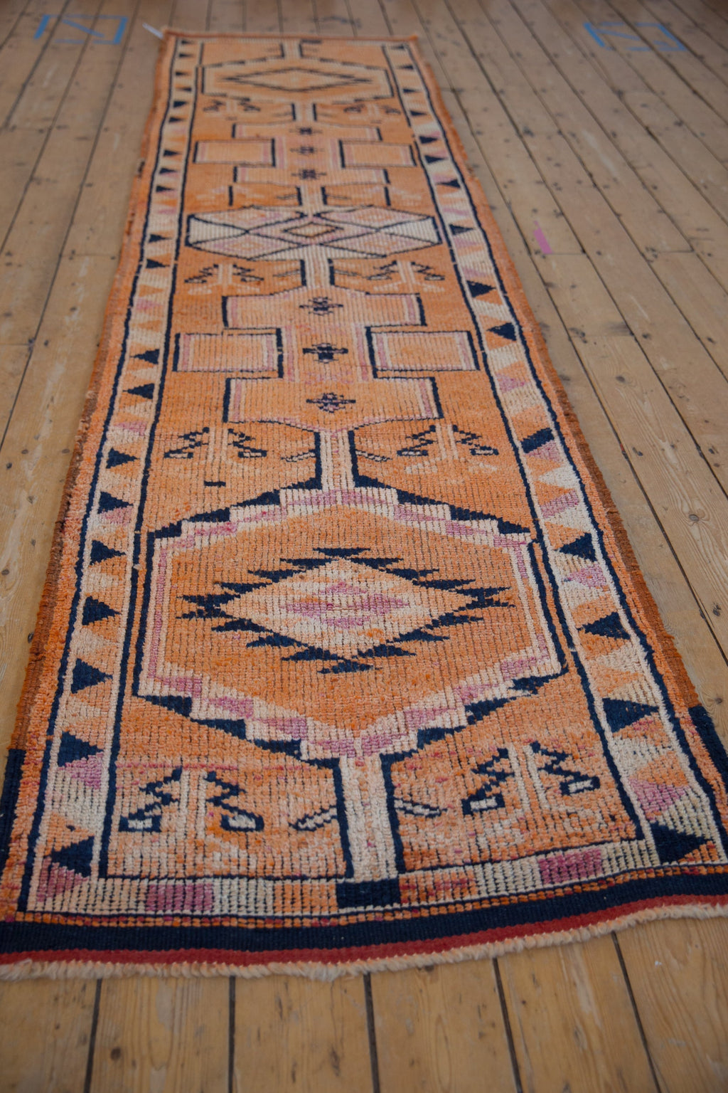 3x12 Vintage Distressed Kurd Rug Runner