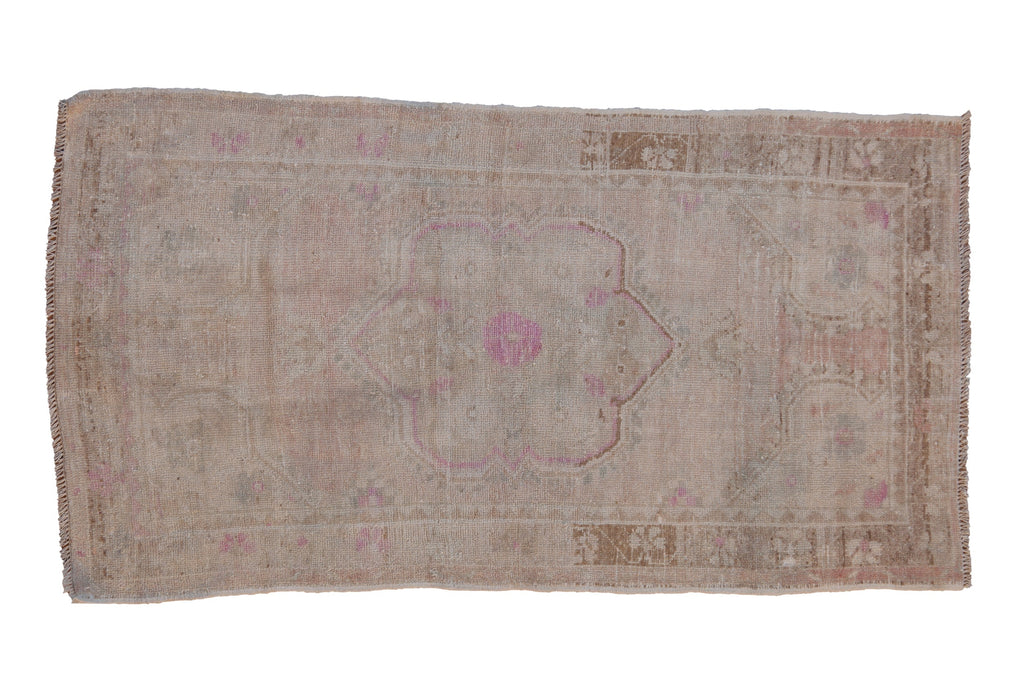 3x5.5 Vintage Distressed Oushak Rug