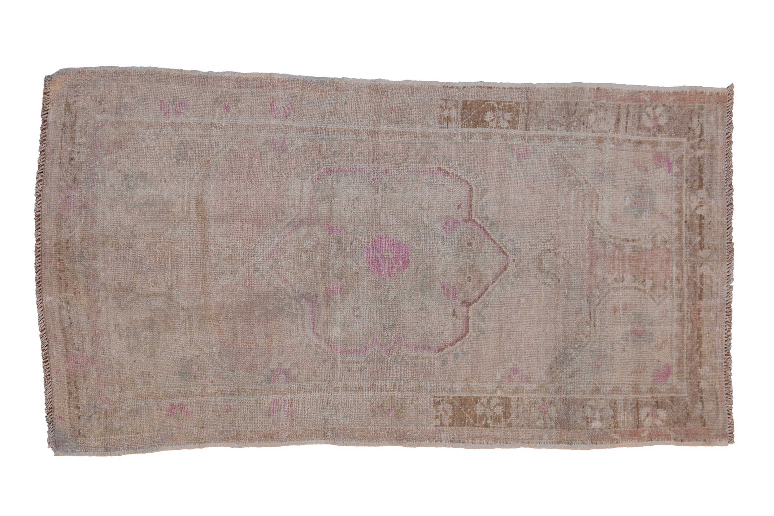 3x5.5 Vintage Distressed Oushak Rug
