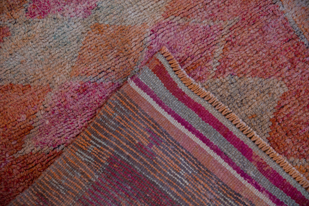 3.5x10 Vintage Distressed Kurd Rug Runner