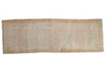 3.5x9.5 Vintage Distressed Oushak Rug Runner
