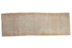 3.5x9.5 Vintage Distressed Oushak Rug Runner