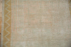 3.5x9.5 Vintage Distressed Oushak Rug Runner