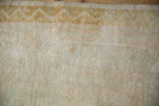 3.5x9.5 Vintage Distressed Oushak Rug Runner
