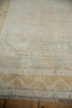 3.5x9.5 Vintage Distressed Oushak Rug Runner