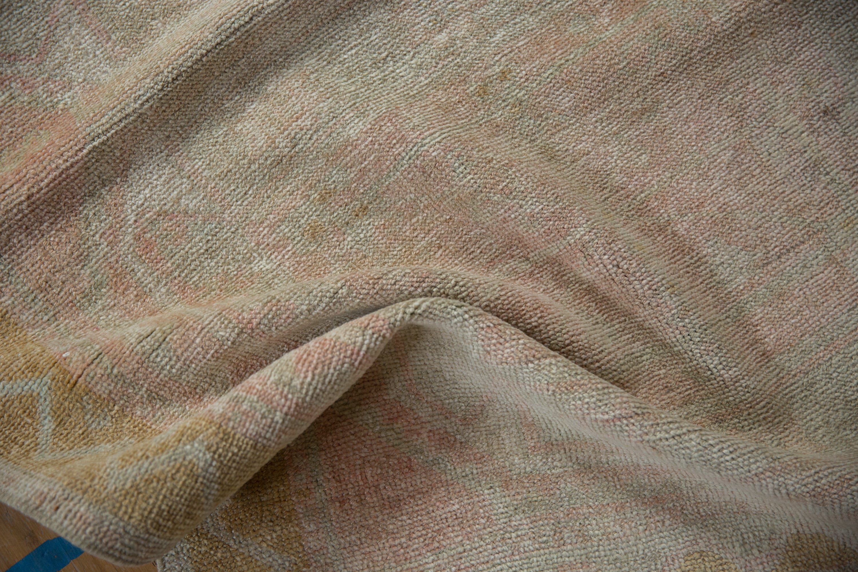 3.5x9.5 Vintage Distressed Oushak Rug Runner