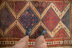 4x6.5 Antique Fine Hamadan Rug
