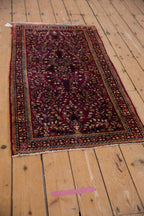 2.5x5 Vintage Fine American Sarouk Rug Runner