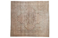 9.5x10 Vintage Fine Distressed Cyrus Crown® Kerman Square Carpet