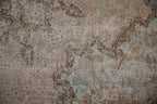 9.5x10 Vintage Fine Distressed Cyrus Crown® Kerman Square Carpet