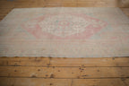 5x8.5 Vintage Distressed Oushak Carpet