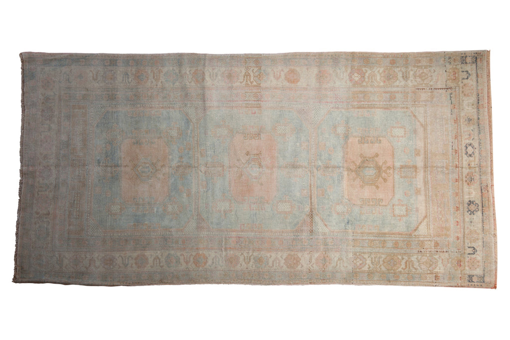 4x8 Vintage Distressed Oushak Rug Runner