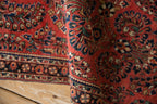 2x4.5 Vintage German Sarouk Rug Runner