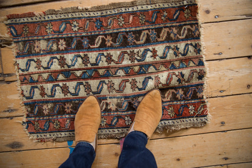 1.5x2.5 Antique Fragment Anatolian Rug Mat
