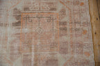 3x6.5 Vintage Distressed Fragment Oushak Rug Runner