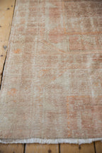 3x6.5 Vintage Distressed Fragment Oushak Rug Runner