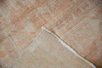 3x6.5 Vintage Distressed Fragment Oushak Rug Runner