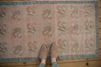 2.5x4.5 Vintage Distressed Oushak Rug