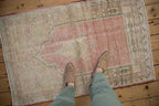 3x4.5 Vintage Distressed Oushak Rug