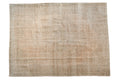 7x9.5 Vintage Distressed Oushak Carpet