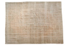 7x9.5 Vintage Distressed Oushak Carpet